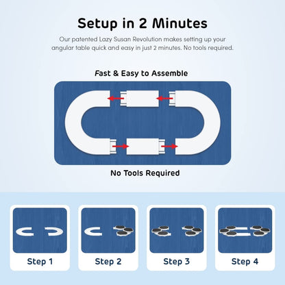 Expandable Tabletop Lazy Susan