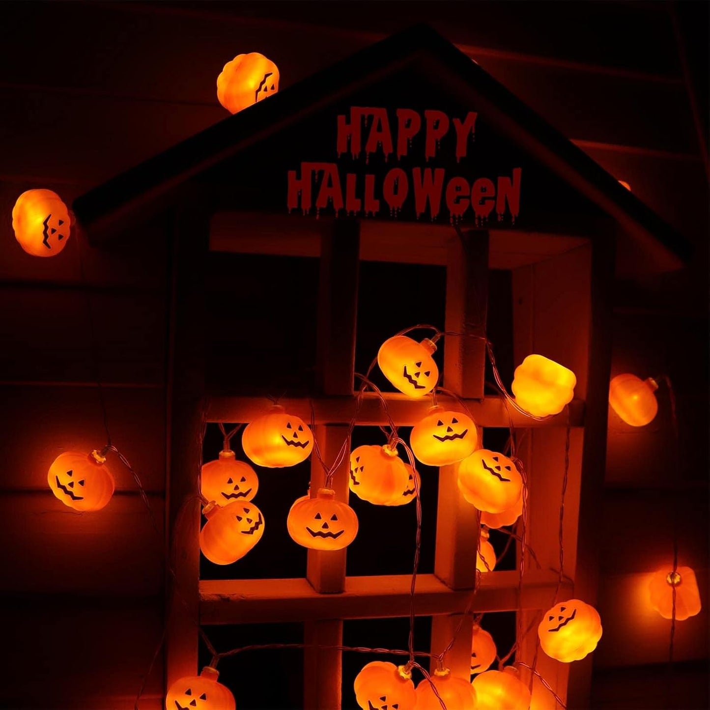 Pumpkin String Lights 10ft