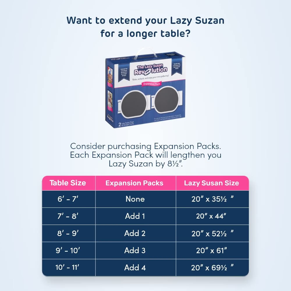 Expandable Tabletop Lazy Susan
