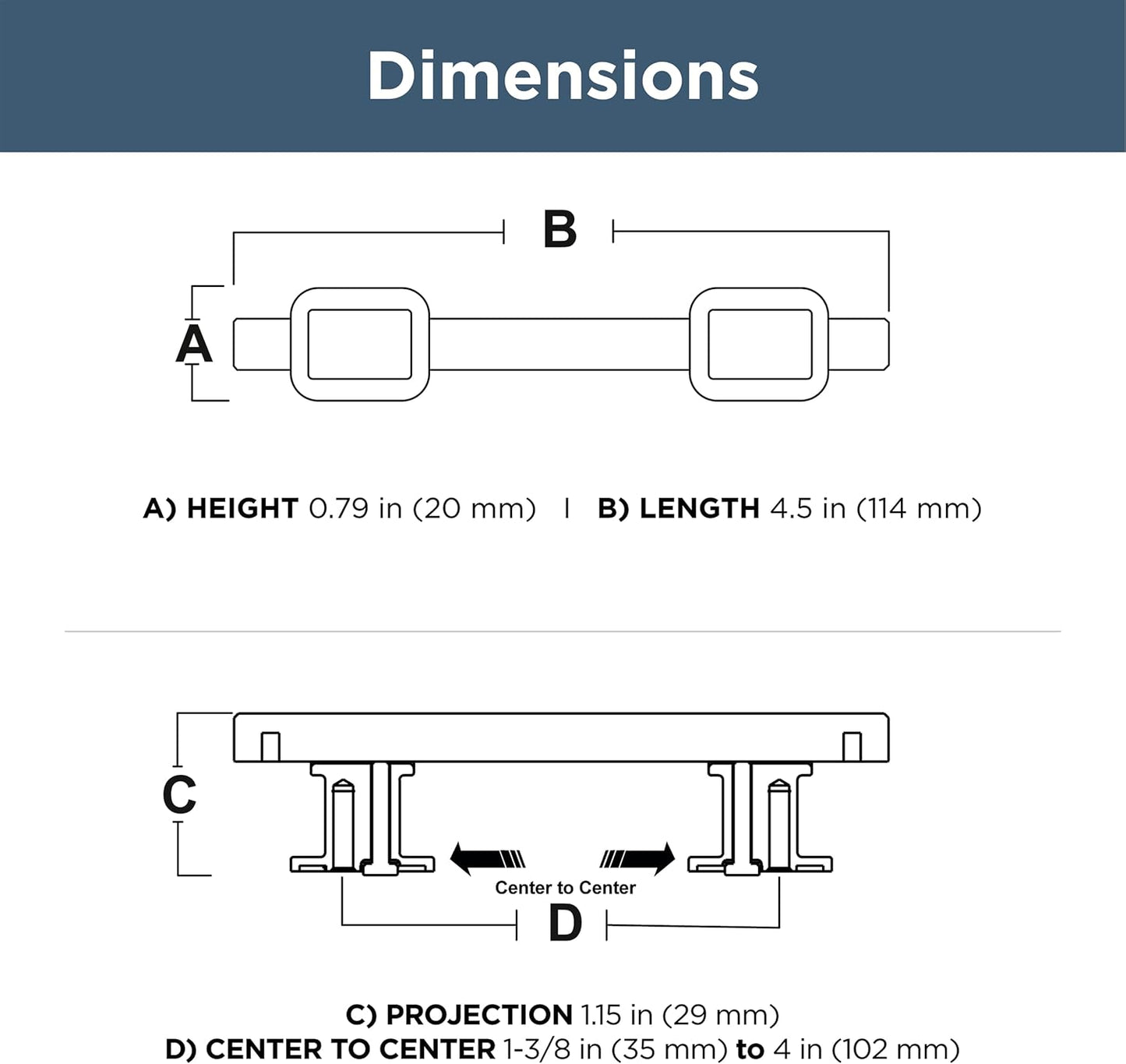 Adjustable Cabinet Handles