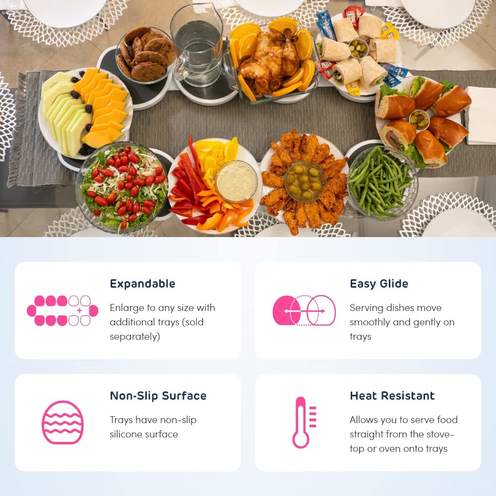 Expandable Tabletop Lazy Susan