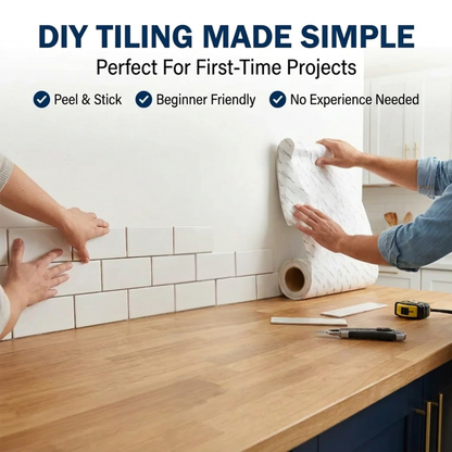 Double-Sided Adhesive Wall Tile Mat