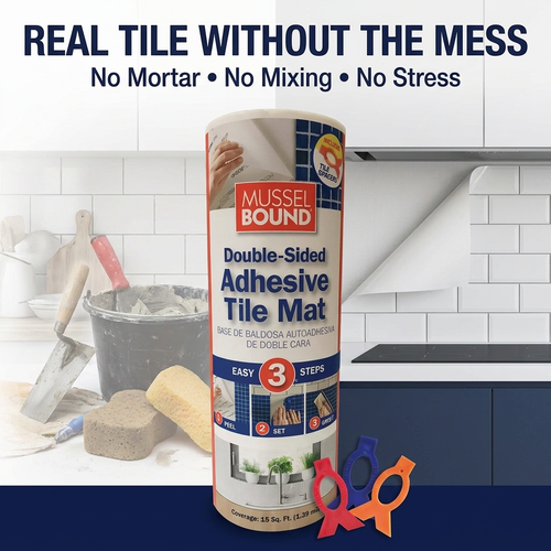 Double-Sided Adhesive Wall Tile Mat